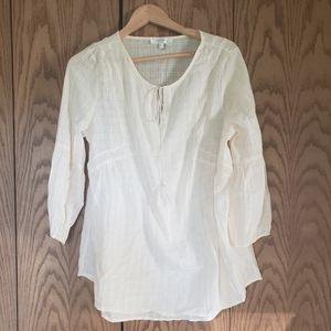 NWOT Cotton Cream Blouse